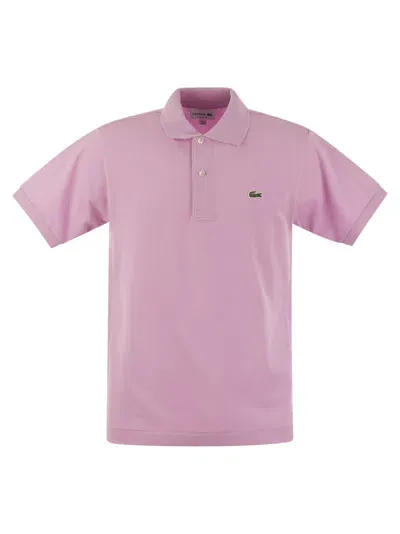 Lacoste Classic Fit Cotton Pique Polo Shirt In Pink