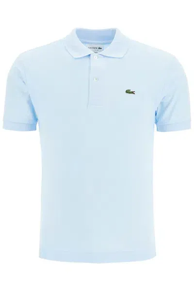 Lacoste Classic Fit Short Sleeve Polo Shirt In Blue