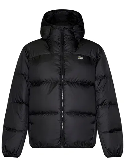 Lacoste Down Jacket In Black