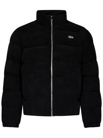 Lacoste Down Jacket In Black