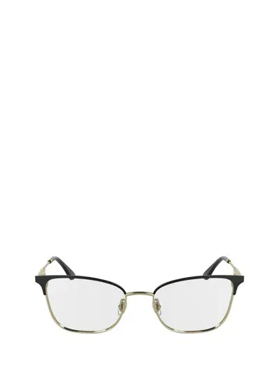 Lacoste Eyeglasses In Black / Gold