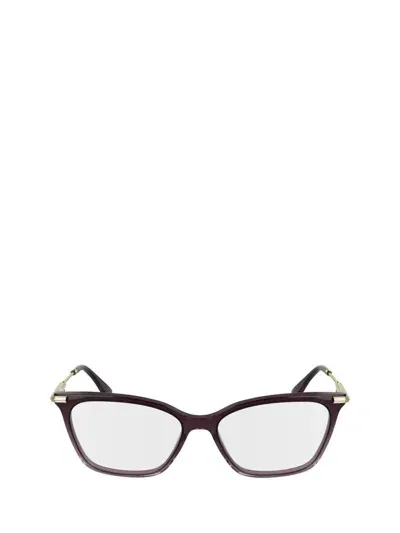 Lacoste Eyeglasses In Gradient Purple