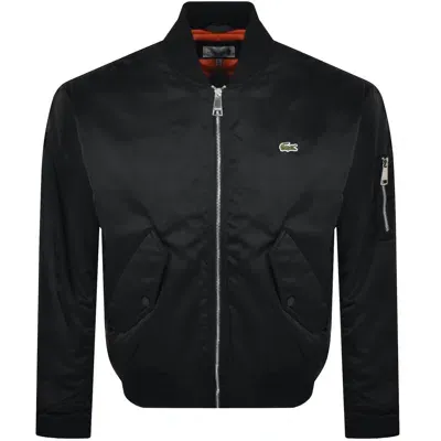 Lacoste Full Zip Logo Jacket Black