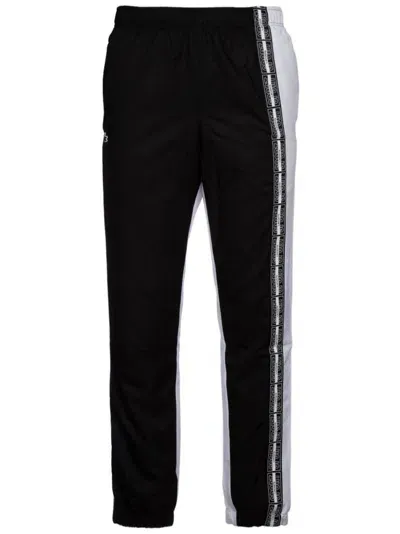 Lacoste Logo-patch Track Pants In Black