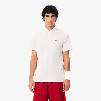 Lacoste White Regular-fit Polo In Pink