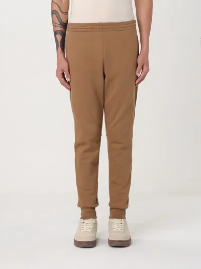 Lacoste Logo-patch Elasticated-waist Track Pants In Braun