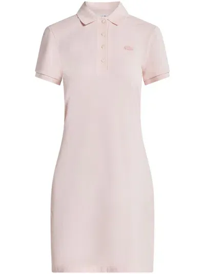 Lacoste Piqué Dress In Pink