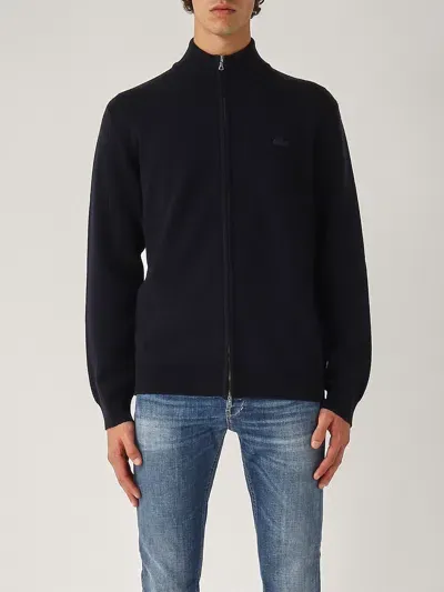 Lacoste Pullover Sweater In Blue