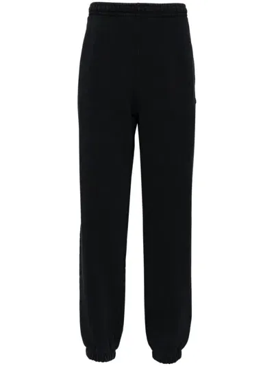 Lacoste Regular Fit Cotton Sweatpants In Schwarz