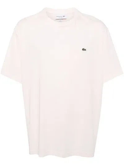 Lacoste Regular-fit Logo T-shirt In Pink