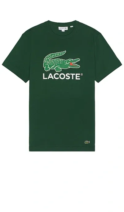 Lacoste Regular Fit Tee In 垂条纹