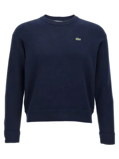 Lacoste Wool Sweater In Blue