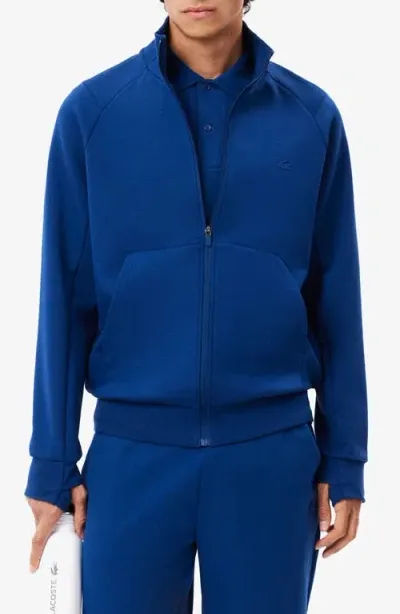 Lacoste Zip-up Jacket In Globe