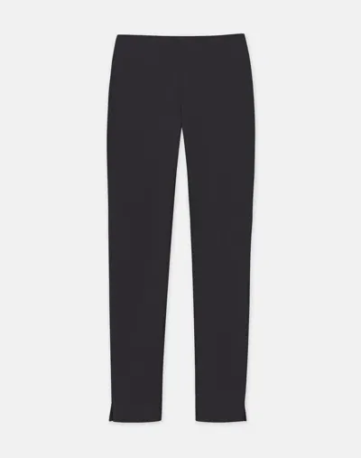 Lafayette 148 Petite Stretch Twill Stanton Pant In Black