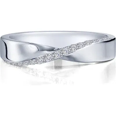 Lafonn Twist Simulated Diamond Band Ring In White