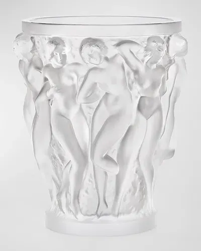 Lalique 2023 Bacchantes Vase In White