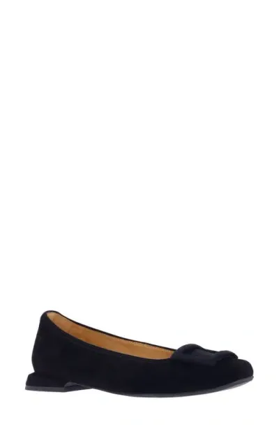 L'amour Des Pieds Tallulah Flat In Black