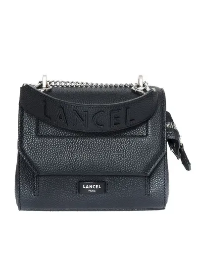 Lancel S Flap Bag In Black