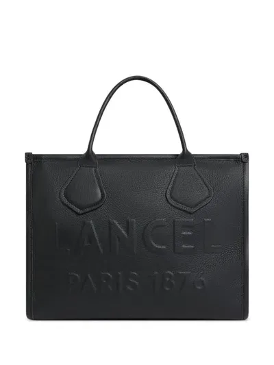 Lancel Medium Jour De  Leather Tote Bag In Black