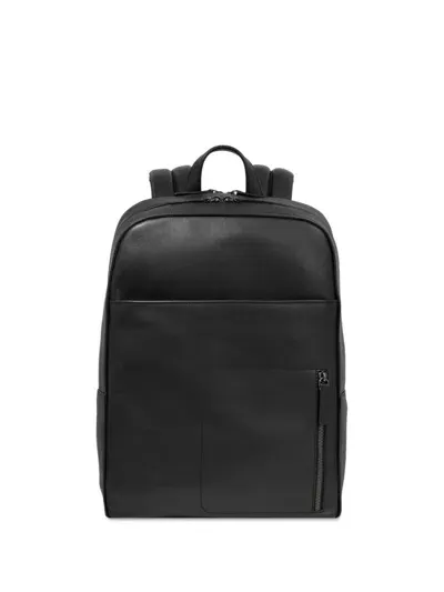 Lancel Max De  Leather Backpack In Black