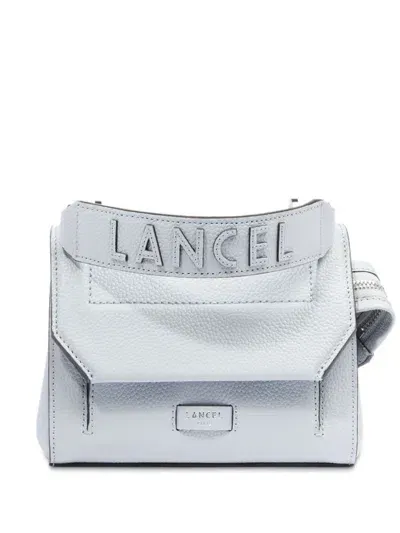 Lancel Mini Leather Cross Bag In Blue