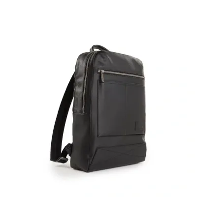 Lancel Nomade Leather Backpack In Black