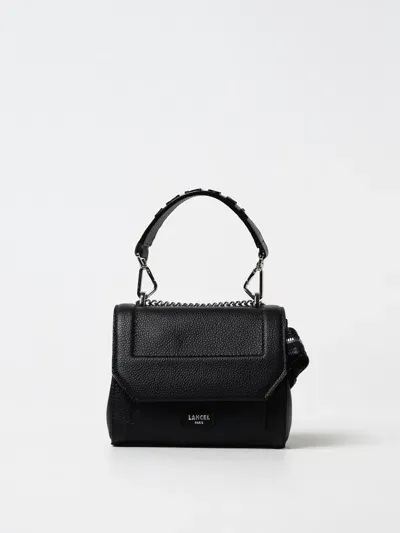 Lancel Small Ninon De  Flap Bag In Black