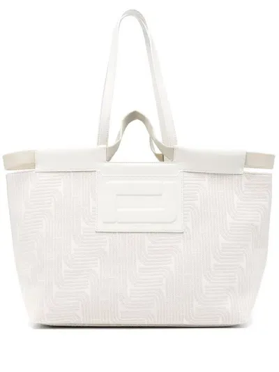 Lancel Tote L Bags In White