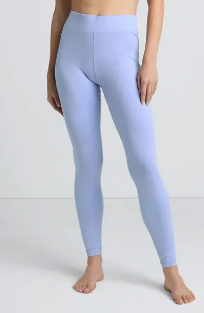 Lands' End Baselayer Cozy Thermaskin Pants In Light Cornflower