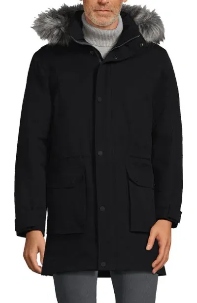 Lands' End Expedition Winter Parka In Black