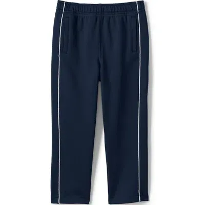 Lands' End School Uniform Kids Active Track Pants In Classic Navy