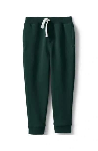 Lands' End School Uniform Kids Jogger Sweatpants In Evergreen