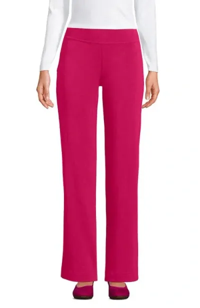 Lands' End Starfish Mid Rise Straight Leg Pants In Spiced Rhubarb