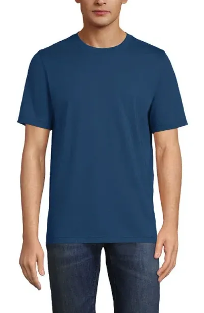 Lands' End Super-t Short Sleeve T-shirt In Evening Blue