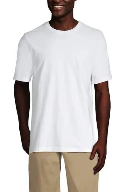 Lands' End Super-t Short Sleeve T-shirt In White