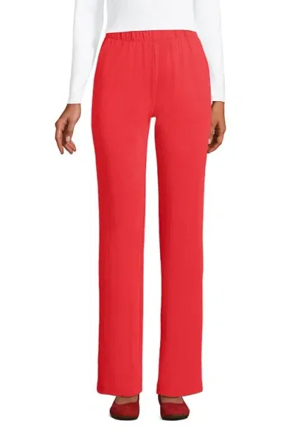 Lands' End Sport Knit High Rise Pants In Sahara Desert