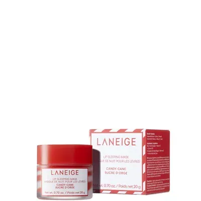 Laneige Lip Sleeping Mask - Candy Cane In White