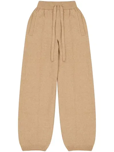 Laneus Cashmere Joggers In Neutrals