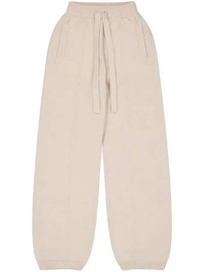 Laneus Cashmere Joggers In Neutrals