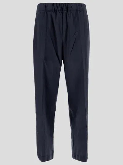 Laneus Cotton Trousers In No-color