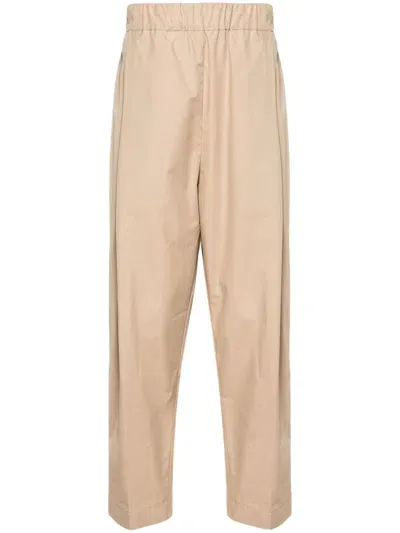 Laneus Cotton Trousers In Beige