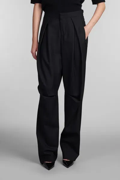 Laneus Pants In Black Wool