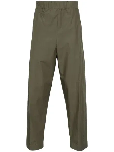 Laneus Cotton Trousers In Gold