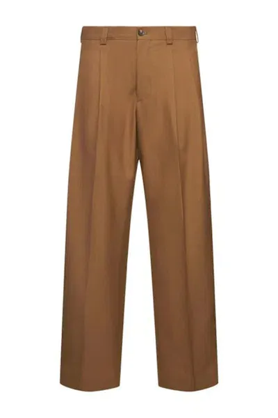 Laneus Flannel Pants In Camel