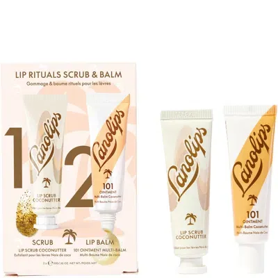 Lanolips Lip Rituals Scrub And Balm Coconutter In White