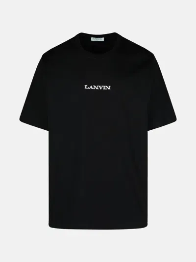 Lanvin Black Cotton T-shirt