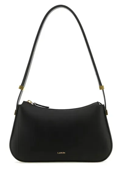 Lanvin Black Leather Concerto Shoulder Bag