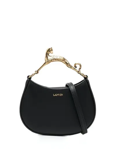 Lanvin Nano Cat Tote Bag In Black