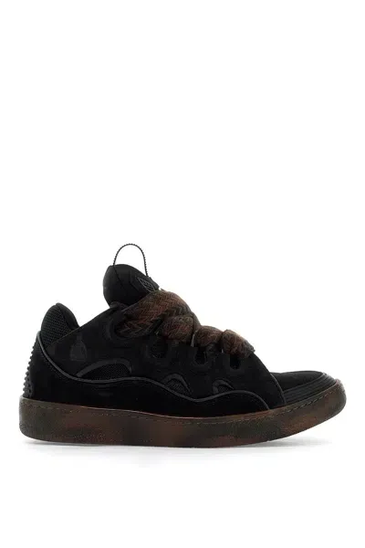 Lanvin Curb Sneakers In Black