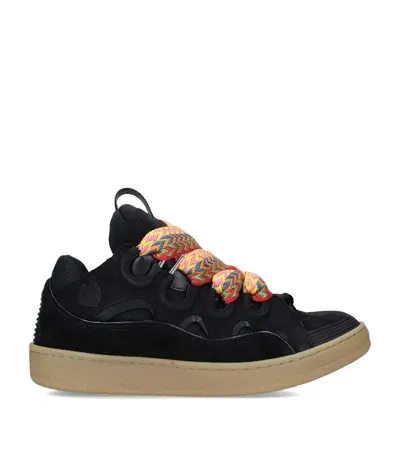 Lanvin Curb Sneakers In Black